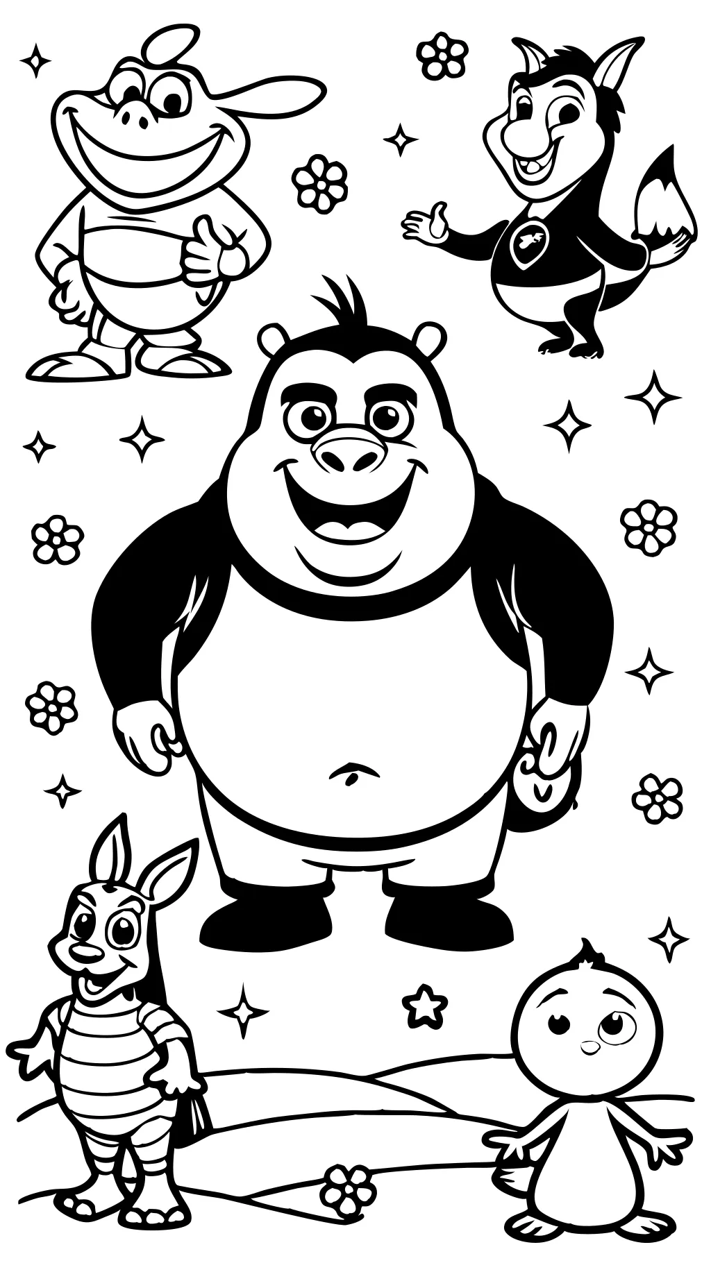 dreamworks coloring pages